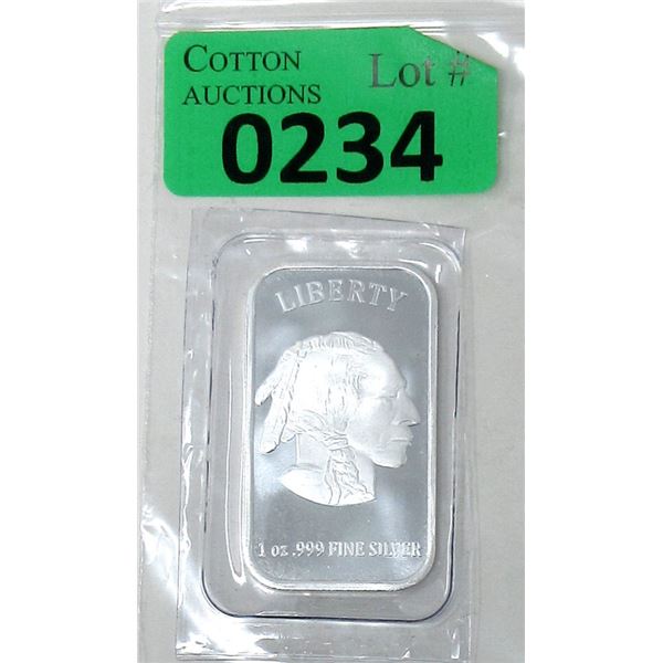 1 Oz. Liberty/ First Nations .999 Silver Bar