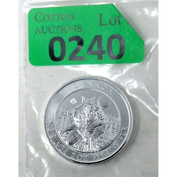 2 Oz. Canadian .9999 Silver 2021 Werewolf Coin