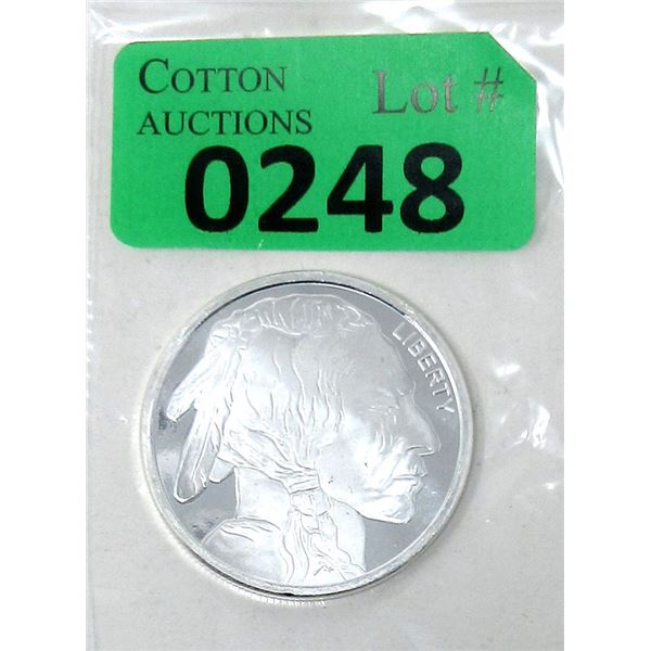 1 Oz. Buffalo/ First Nations .999 Silver Round