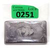 Image 1 : 1 Oz. .999 Titanium USA Mint Buffalo Bar