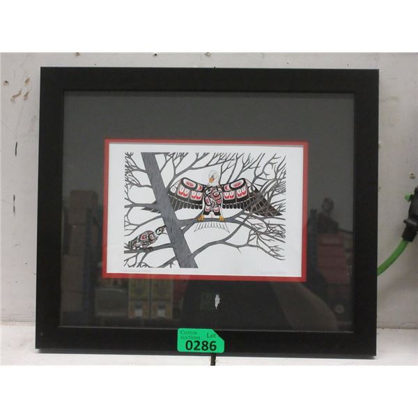 Richard Shorty Framed Print - Screaming Eagle