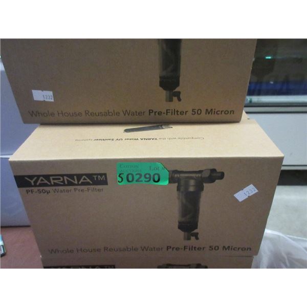 5 New Yarna Water Prefilters - 50 micron