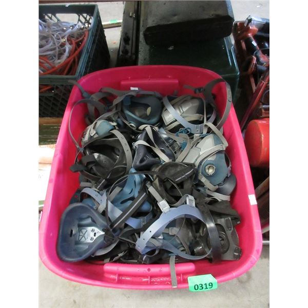 Large Tote of Face Mask Frames