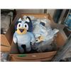 Image 1 : 11 New 10" Bluey Plush Toys