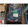 Image 1 : 3 Bags of New Crinkle Palm Work Gloves - Medium