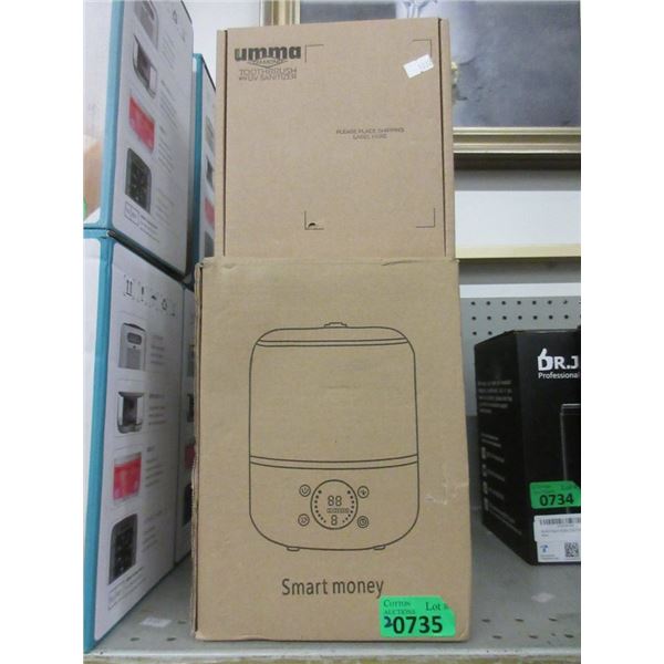 Toothbrush Sanitizer & Ultrasonic Humidifier