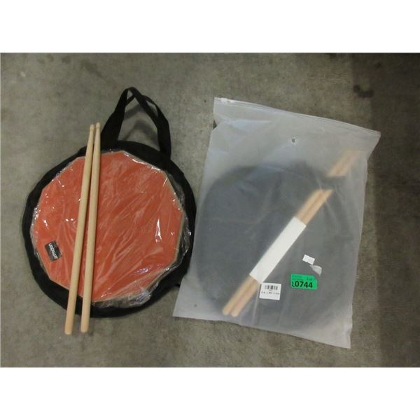 2 Wood Drum Pad Sets