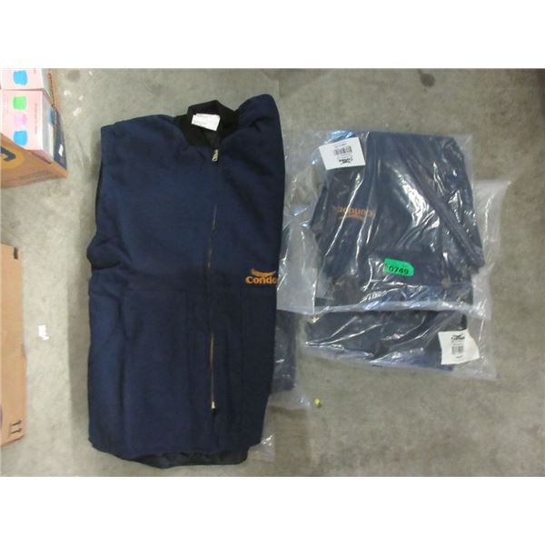 2 Small Condor Vests & 2 XS Condor Bib Overalls