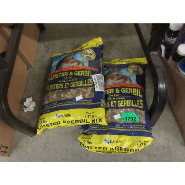 Two 5 lb Bags of Hamster & Gerbil Mix