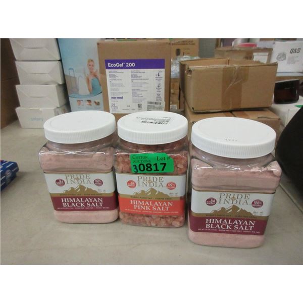 3 x 1 KG Assorted Himalayan Salt