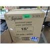 Image 1 : Box of 24 Parchment Paper - 15' x 12"