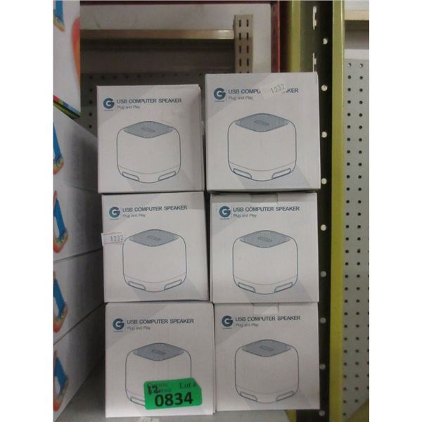 12 Plug n Play USB Computer Speakers