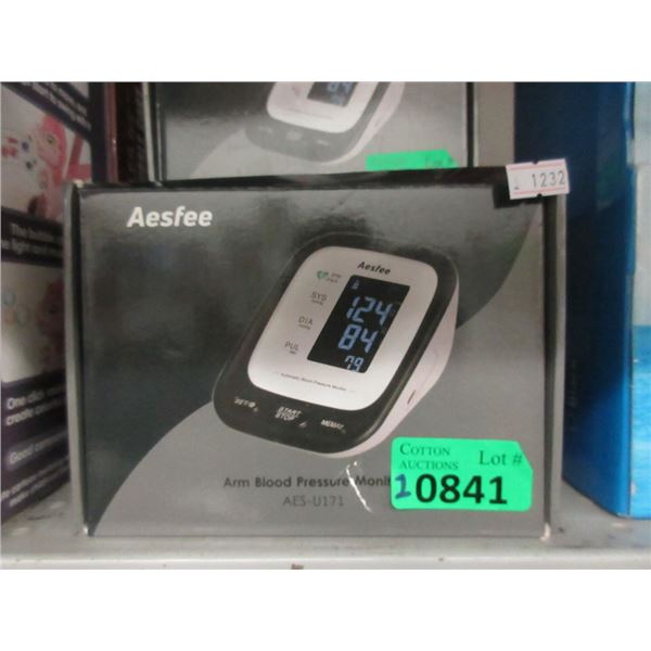 2 New Aesfee Arm Blood Pressure Monitor