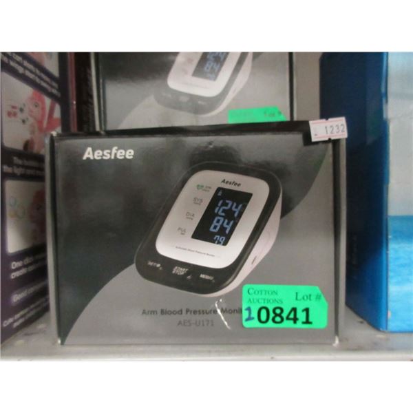 2 New Aesfee Arm Blood Pressure Monitor