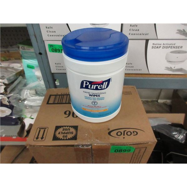 Case of 6 Tubs of Purell Hand Sanitizing Wipes