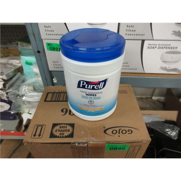Case of 6 Tubs of Purell Hand Sanitizing Wipes