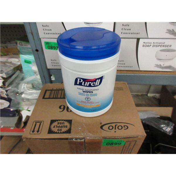Case of 6 Tubs of Purell Hand Sanitizing Wipes