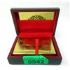 Image 1 : Deck of New 24KT Gold Foil Playing Cards
