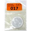 Image 1 : 1 Oz .9999 Silver 1998 Canada Maple Leaf Coin
