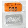 Image 1 : 1 Oz. .999 Fine Silver Divisible Stagecoach Bar