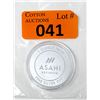 Image 1 : 1 Oz. .999 Fine Silver Asahi Refining Round