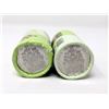 Image 2 : Two Special Wrap Rolls of Canadian 50¢ Coins