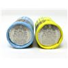 Image 2 : Two Special Wrap Rolls of Canadian 50¢ Coins