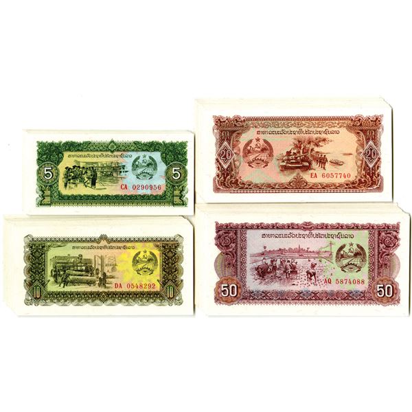 Bank of the Lao PDR. 1979 ND Issue Assortment.