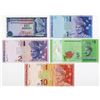 Image 1 : Bank Negara Malaysia Issued Banknote Quintet, ca. 1970