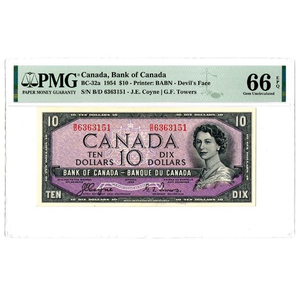Bank of Canada. 1954 High Grade Issue Banknote.