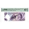Image 1 : Cayman Islands Currency Board. 1974 "Top Pop" Specimen Banknote.  Specimen Banknote.