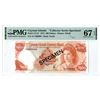 Image 1 : Cayman Islands Currency Board. 1974  Collector Series Specimen.