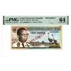 Image 1 : Banque Nationale du Congo. 1962 Specimen Banknote.