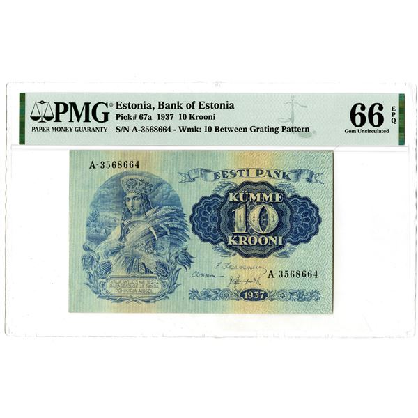 Bank of Estonia, 1937 Issued Banknote
