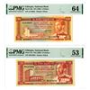Image 1 : National Bank of Ethiopia. ND (1966) Issue Banknote Pair.