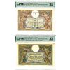 Image 1 : Banque de France. 1925 and 1938 Issue Banknote Pair.