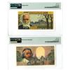 Image 2 : Banque de France, 1959-65, Issued Pair of Banknotes.