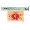 Image 1 : Caisse Centrale de la France d'Outre-Mer. 1944 Issue Banknote.