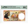 Image 1 : Institut d'Emission d'Outre-mer. ND 1985) Issue Banknote.