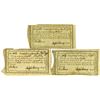 Image 1 : Connecticut Comptroller's Office, 1790-91 Issued Payment Trio