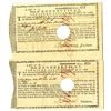 Image 1 : State of Connecticut, 1782 Treasury Office Note for Loan Pair Payable in Spanish Milled Dollars and 