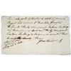 Image 1 : Isaac Vanderbeek, 1786 Handwritten Tax Receipt for Taxes from Bergen County, New Jersey.
