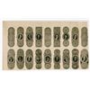 Image 1 : Fairman, Draper, Underwood & Company Proof Sheet of Obsolete Banknote Counterfoils ca. 1820-30's.