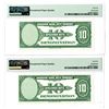 Image 2 : American Bank Note Co., 1929 (ca.1970-80's) Specimen Test Note with Estonia Security Strip & Waterma