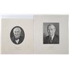 Image 1 : ABNC "Woodrow Wilson" and "Thomas Edison" Large Die Proof Vignette Pair, ca.1920-30's.