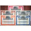 Image 1 : United States Steel Corp. 1901 Lot of 5 Specimen Bonds.