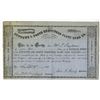 Image 1 : Newtown & North Hempstead Plank Road Co. 1854 Issued Stock Certificate