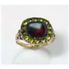 Image 1 : Georgian garnet and paste gold ring #2300967