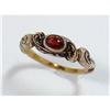 Image 1 : 1820s Georgian Enameled and Garnet Gold Ring. #2300968