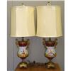Image 1 : Austrian Porcelain Courtship Scene Table Lamps #2301139